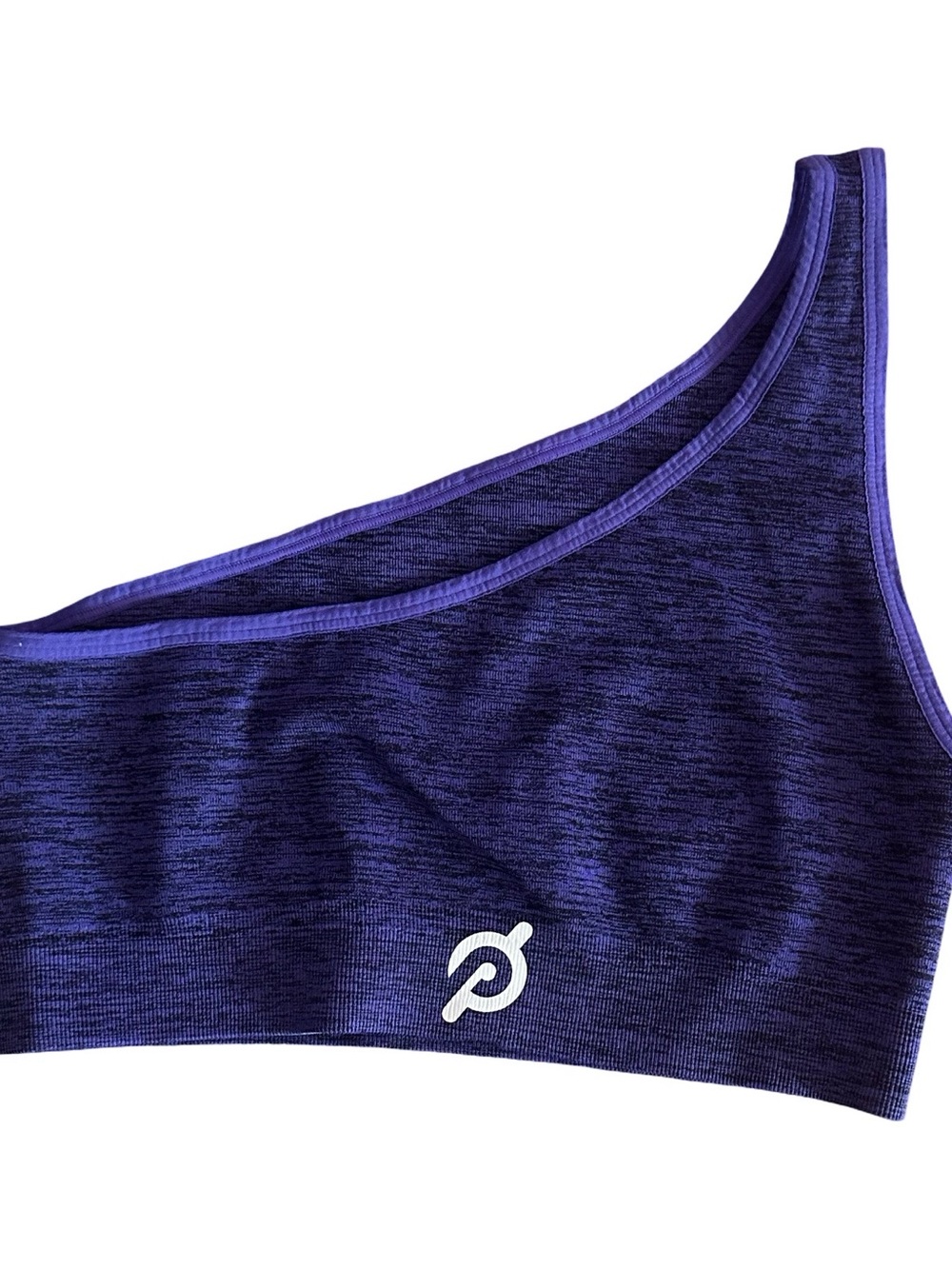Peloton Deep Purple Asymmetric One-Shoulder Sports Bra